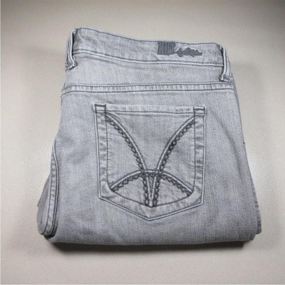 Kut from the Kloth Grey Bootcut Stretch Jeans Sz 8 - Picture 1 of 6